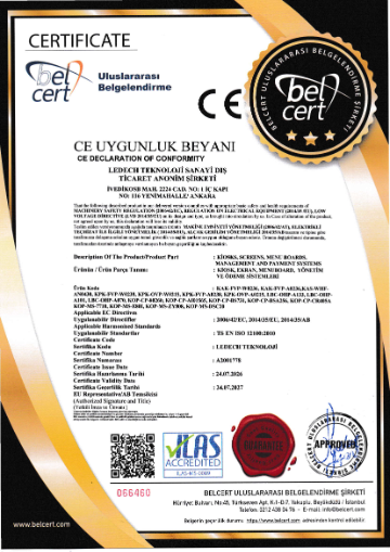 Belcert Uluslararası Belgelendirme (Kioks)