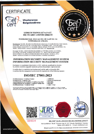 Belcert Uluslararası Belgelendirme (Bilgi Güvenliği Yönetim Sistemi)
