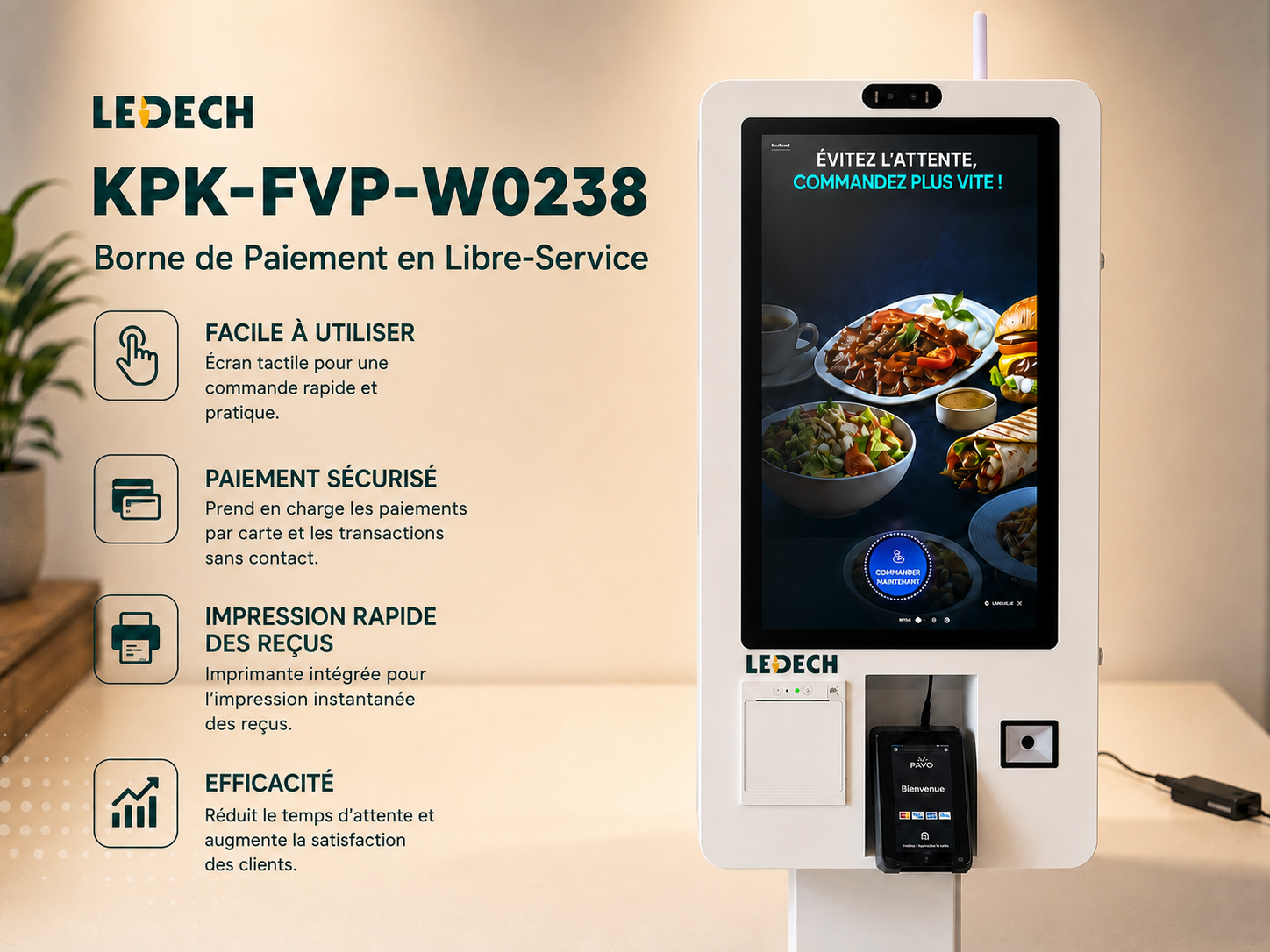 KPK-FVP-W0238 Borne Pleine Hauteur