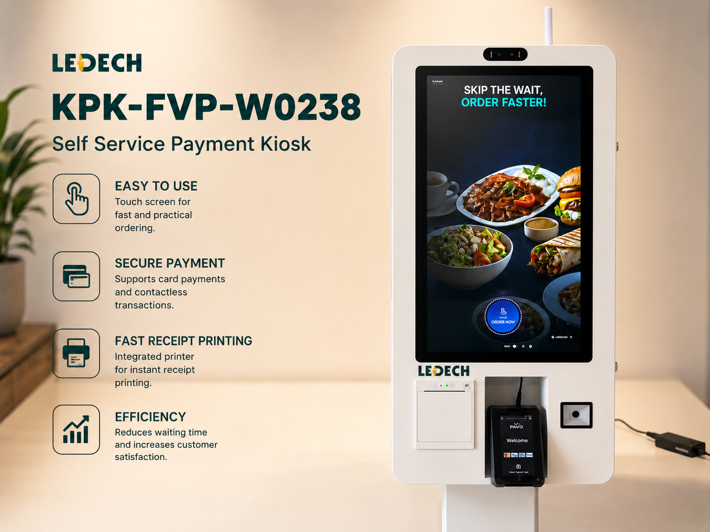 Sayfa blok restaurant order kiosks